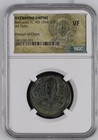 Byzantine Empire  Romanos Iv  1068-1071 Ad  Ae Follis Christ Ngc Vf