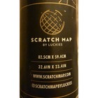 Luckies Scratch Map Deluxe Edition World Map Poster 82 5cm X 59 4cm
