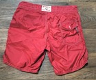 Birdwell Beach Britches Board Shorts Mens 31 Red Surf Swim Trunks Usa Made