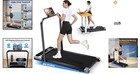 Space-saving Foldable Treadmill With Shock Absorption  Ideal For Small Spaces