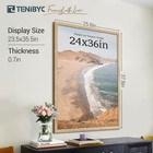 24x36 Poster Frame 4 Pack  Natural Solid Wood Picture Frame  Wall Gallery Fra   