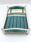 Vintage Lundby Dollhouse Miniature 1 16 Blue Heaven Bed Wardrobe Night Stands