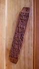 Hand Carved Wooden Mezuzah Case   Rosewood Mezuzah   Jewish Home Blessing Decor