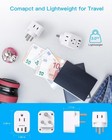 South Africa Travel Plug Adapter  Type M Power Adapter With 2 Ac   