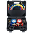 Car Ac Manifold Gauge Set Automotive  Hose For R134a  R12 Refrigerants   more