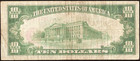 1929  10 Dollar Bill Brown Seal Bank Note Old Paper Money National Currency