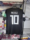Adidas Argentina Lionel Messi  10 Soccer Jersey Black Men M Fifa Wc 2018