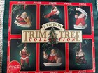 Vintage Coca-cola Trim A Tree Collection 1st Edition Santa Ornament Set 1990