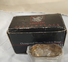 Silver Plate Napkin Rings Octagonal Shaped Royal Limited Set Of 4