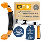 43  Foldable Grabber Reacher Tool For Seniors - Heavy Duty Claw Pickup Stick  Tr
