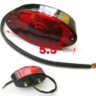 Black Cateye Motorcycle Back Fender Integrated Tail Light With Brake For Harley