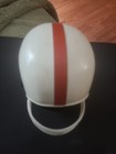 1970s Ottawa Rough Riders Cfl Football Helmet Radio Working Rare Red Blacks Nhl