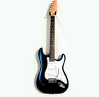     free Shipping     unmarked S Style Electric Guitar  case bag  strap 