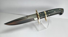 Vintage Enedino De Leon A Handmade Fixed Blade Knife 5  Blade  Micarta Beautiful