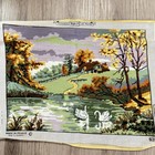 Margot De Paris Creations Needlepoint Tapestry House By The Lake Scenery 635