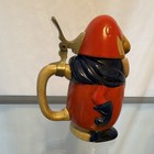 Budweiser Bud Man Character Beer Stein With Lid - Breweriana Theme Stein