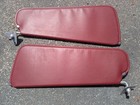 1981-1993 1st Gen Dodge Ram 150 250 350   Sun Visors Red Sunvisors Vinyl Oem Set
