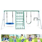 700 Lbs Kids Metal Swing Set For Backyard 5-in-1 Multifunctional Swing Set
