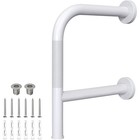 F Shape Bathtub Grab Bar Anti-slip Bathroom Safety Hand Rail Heavy Duty Support