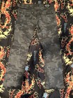 Royal Premium Men   s Skinny Slim Fit Gray Camo Dark Wash Denim Jeans Button 5p