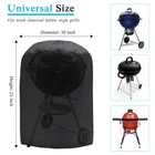 Bbq Round Grill Cover 30  Barbecue Waterproof Outdoor Heavy Duty Uv Protection