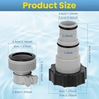 Pool Hose Adapter Type A b For Intex  Pool Pump Hose Adapter With Clamps Gaskets