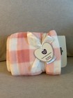 New Parent s Choice Pink White Plaid Baby Blanket Gingham Check Soft Plush 30x36
