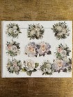Handmade Altered Art Book Junk Journal Vtg Faux Leather Rose Floral Lined 56p