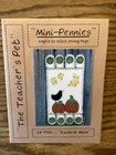Pattern Wool Felt Pumpkin   Crow Penny Rug Table Topper New The Teachers Pet