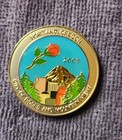 Pdx Portland Oregon Geocoin 2005 Pewter Finish