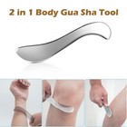 Stainless Steel Muscle Scraper Set  2 In 1 Gua Sha Body Tool  Muscle Scraper Too