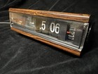 Copal Model 229 Flip Time day Alarm Clock Working Clean 
