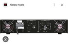 Galaxy Audio G-1200 G-series Amplifier Rated Power   4 Ohms  2 X 660 Watts  Used