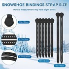 Snowshoe Straps For Msr Snowshoes  Includes 6x12  And 2x18  Straps  For Msr