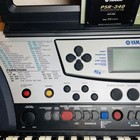 Yamaha Psr-340 Portatone Electronic Keyboard With Music Stand And Adapter