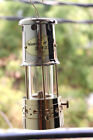 Miners Lamps Brass   Stainless Nickel Finish 7    Maritime Ship Lantern Leath Box