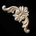 4x Wooden Carved Corner Onlay Furniture Applique Mouldings-decal Diy Home Decor