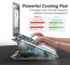 Ice Coorel Laptop Cooling Pad With 6 Cooling Fans  Cooling Pad For Laptop Fan   