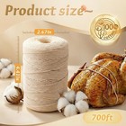 700 Feet 100  Cotton Butcher Twine String 2mm Food-grade Cooking Twine For