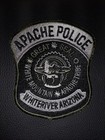 Subduded Tactical White Mountain Apache Police Patch Hard To Find