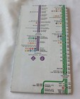 New York City Subway Transit Map September 30 1990 Vintage Nyct Mta Folded Train