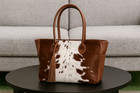 Western Cowhide Tote Bag Cow Hide Hair On Shoulder Bag Exotic Fur Handbag Purse