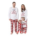Family Christmas Pajamas Matching Xmas Cotton Pjs Nightwear For Adult Kids Baby
