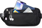 Money Belt Passport Holder Slim Hidden Travel Wallet With Rfid Blocking