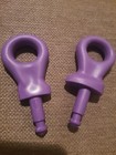 Baby Einstein Activity Jumper Jumperoo     2 Purple Toy Hooks Replacement Part