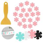 20pcs Flower Safety Treads Non-slip Applique Stickers Mat Bath Strips Tub Shower