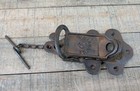  Antique Alligator Cast Iron Barn Door Latch   Catch