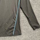 Under Armour Heat Gear Shirt Men   s Sz M Grey Long Sleeve Compression