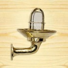 Nautical Ship Marine Solid Brass Wall Swan Passageway Bulkhead Light Fixture