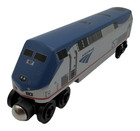 Whittle Shortline Railroad Amtrak P42 Genesis Locomotive Engine 157 Wooden Train